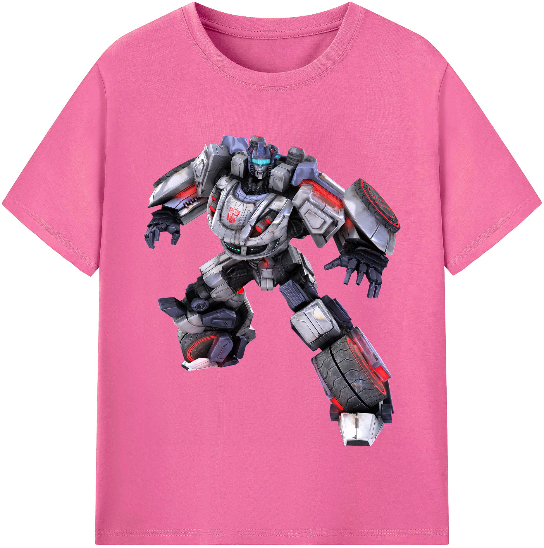 （画像用） Transformers トランスフォーマー レディースカジュアルプリントTシャツ（綿100％）